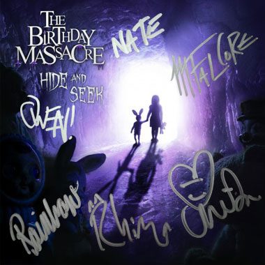 AUTOGRAPHED!!! THE BIRTHDAY MASSACRE -Hide And Seek- CD