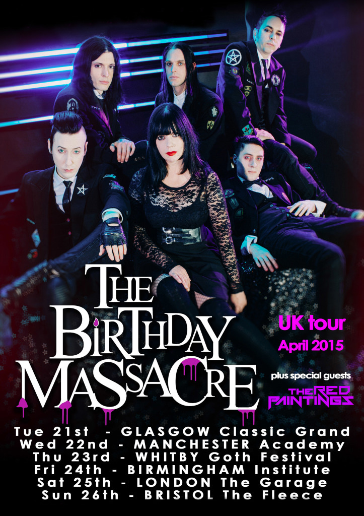 The Birthday Massacre UK Tour 2015